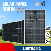 12V 400W Bifacial Solar Panel Kit Mono Fixed Caravan Camping Battery Charging AU