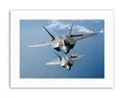 MILITARY AIR PLANE FIGHTER JET F22 RAPTOR PACIFIC OCEAN Canvas art Prints