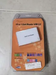 HUMMINGBIRD 15 IN 1 CARD READER USB 2.0 COMPACT FLASH MEMORY STICK SD MEDIA NEW!