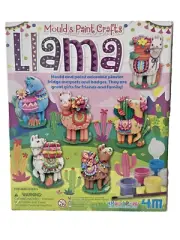 Mould & Paint Crafts LLAMA 4M NIB Kids plaster craft toy