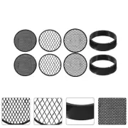 2 Sets/8pcs Fine Garden Sieve Sifter Gardening Large Soil Sieve Soil Strainer
