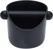 Coffee Knock Box, Oblique Black Grounds Box Bin with Removable...