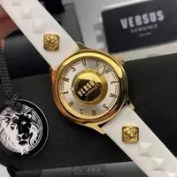 在飛比找森森購物網優惠-VERSUS VERSACE 凡賽斯女錶 40mm 金色圓形