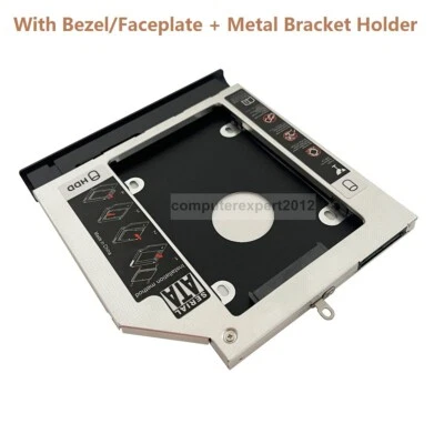 2nd HDD SSD Hard Drive Optical bay Frame Caddy for Lenovo 310-14 110-14 ISK IKB