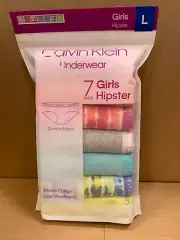 New Calvin Klein Girls' Youth Hipster, 7-pack - (Select Size: S-XL)