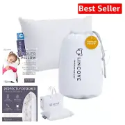 800 Fill Power Luxury Canadian Down Toddler Pillow - Perfect for Travel & Naps