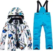 [Generic] Snow Suit Snowboard Suit Waterproof Warm Outdoor Sportswear Ski Jacket Bib Snow Pants
