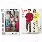 2 Sewing Patterns Pull On Lounge Pants Unisex Simplicity/Stitch & Sew Uncut