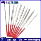 10pcs Mini Needle File Diamond Wood Rasp Assorted for Jeweler Wood Carving AU