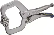 VISE-GRIP Welding Pliers, Fast Release, C-Clamp Locking with Swivel Pads, 6-Inch