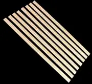 Spanish Cedar Kerfed Lining, Set of 8, 18"L Guitar Ukulele Kerfing Ribbon
