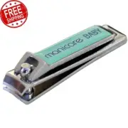 Manicare Baby Stainless Steel Chrome Plated Nail Clippers with Nail File