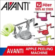 NEW Avanti Apple Peeler/Corer/Slicer - Grey/Red/Green