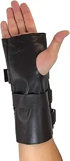 [costumebase] Bane Glove Tdkr Costume Wrist Protector Sheep Skin Brown, Brown, One Size