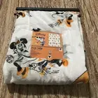 Disney Mickey & Minnie Mouse Plush Throw Blanket Bedding Cozy HALLOWEEN Print