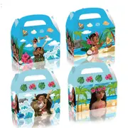 12PC Moana Lolly Loot Box Bag Candy Favour Box Party Supplies Decorations