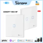 SONOFF T2EU RF Smart Wifi Wall Touch Switch With Border Smart Home 1/2/3 Gang 43