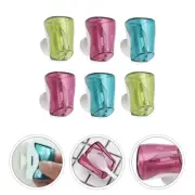 6Pcs toothbrush holder suction cup Toothbrush Head Cover Wall Mounted