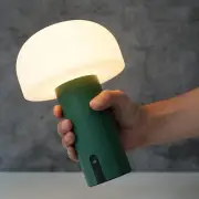 Outdoor Mushroom Table Lamp Rechargeable, Cordless Lamps for Patio Waterproof