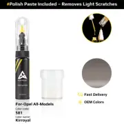 Touch Up Paint For Opel All Models 581 Kirroyal With Polish Paste