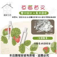 在飛比找PChome24h購物優惠-【蔬菜工坊】草莓苗叉100克(約200支) (草莓壓苗叉、草