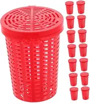 MOTHNUR 15pcs Fishing Bait Trap Cage Sturdy Automatic Feeder for Efficient Shrimp and Fish Catching Lure Holder EEL Cage Outdoor Fishing Accessory
