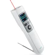 EU US Direct ERICKHILL ROOKPRO 2in1 Infrared Thermometer Gun with Meat Probe Fast Accurate Readings Non-Contact Sensor W