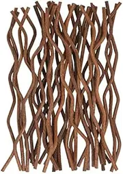 7Inch 100 Pcs Brown Wavy Rattan Reed Diffuser Sticks Fragrance Diffuser Replacement Refill Sticks