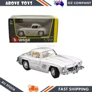 Bburago 1:24 Scale 1954 Mercedes-Benz 300SL Gullwing Diecast Model Kids Toy