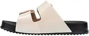 [mini melissa] Cozy Jelly Slides for Kids - Slip-on Jelly Shoes, Slip On Sandals for Girls, Open Toe Summer Shoes, Adjustable