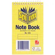 Spirax No. 541 Pocket Notebook 147 x 87mm 96 Pages