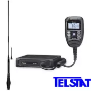 ICOM IC-455 (Replaces IC-450) UHF CB Radio + Uniden AT-880 Black Twin Antenna