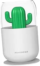Luxshiny Humidifier for Mist Indoor Mini-shaped Plants Cool Small Maintains Portable Bedroom Plastic White