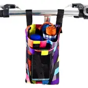 Bicycle Front Basket Removable Waterproof Bike Handlebar Pet Carrier Frame Bag