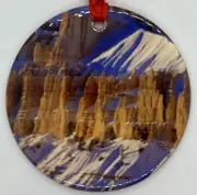 Bryce Canyon National Park Utah Christmas Ornament Porcelain Travel Souvenir