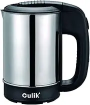 Mini Electric Kettle 1000W, 0,5 L,Stainless Steel Automatic Power Off, for Tea and Coffee, Travel Portable Water Boiler, for Hotel, Fast Heating ALKOY