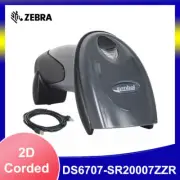 Symbol Zebra Motorola DS6707-SR20007ZZR 1D 2D Barcode POS Scanner with USB Cable