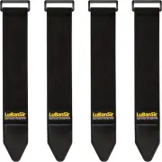 Lubansir Cinch Straps, 2" X 24" (4 Pack) Elastic Hook and Loop Storage Strap