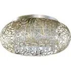 Maxim Arabesque 7-Light Flush Mount Golden Silver - 24150BCGS