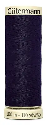 Gutermann 100P-280 Sew-All Thread 110yd-Charcoal Navy
