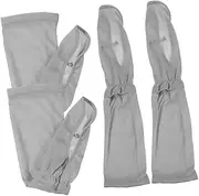 [Kisangel] 2 Pairs Sun Protection Sleeve Arm Protective Covers Adults Arm Sleeve Elastic Sleeves Riding Arm Covers Outdoor Sports Sleeves Arm Sleeves for Lady Loose Arm Protectors