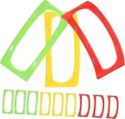 OKUMEYR 18Pcs Taco Holder Upright Rack for Easy Serving of Tacos Burritos More Household Taco Holder Colors High Temperature Resistant and Practical