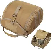 Motorcycle Helmets Bag - 1000D Nylon Survival Backpack | Versatile Storage Carrier for Riding, Climbing, Bicycle & Outdoor Activities, Khaki
