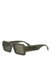 Fendi Fendigraphy Geometric Sunglasses, 52mm