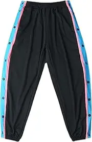 [FEESHOW] Mens Sport Pants Waistband Patchwork Stretchy Training Leggings Fitness Workout Dancewear