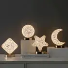 LED Crystal Diamond Desk Lamp Bedside Touch Dimmable Table Night Light Bedroom