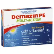 Demazin PE Multi Action Day & Night Cold & Flu 24 Tablets