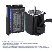 STEPPERONLINE Nema 23 1.2Nm Closed Loop Stepper Motor Hybrid Driver CL57T Kit