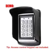 Waterproof rain cover for access control machine card reader and switches