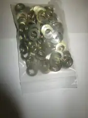 Yellow Zinc Grade 8 Steel Lock Washers Medium Split Ring 3/8 50 count